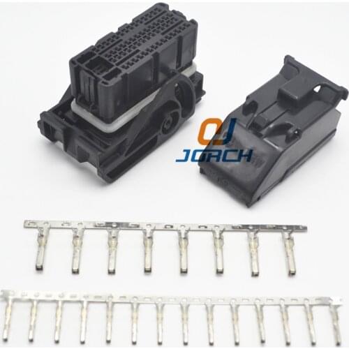 Free shipping 1 set 64pin ecu female connector automotive delphi plug PPI0001501 with crimp terminal