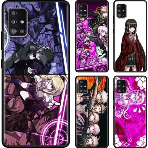 Phone Case For Samsung Galaxy A91 A72 A71 A51 A52 A42 A41 A32 A31 A21 A02 A11 A12 A02s A01 Capa Black Fundas DANGANRONPA Miu