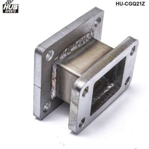 Cast Iron T3 to T4 Turbo Charger Turbo Manifold Flange Adapter Conversion HU-CGQ21Z