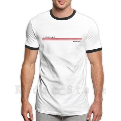 Stoke City 1863 T Shirt Cotton Men DIY Print Cool Tee Stoke City F C Stoke Stoke City The Potters Pl Football Soccer