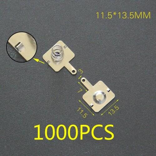 Hot 1000PCS AA No. 5 battery chip 11 * 13 / 13.5 / 29MM spring contact piece battery box positive and negative monopolar battery
