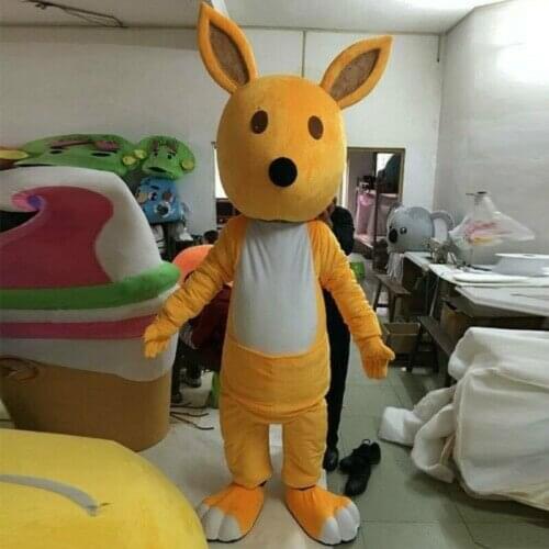 New Christmas Carnival Costume Halloween Cartoon Kangaroo Cosplay Set Adult Use Birthday Party Advertising Parade Mascot