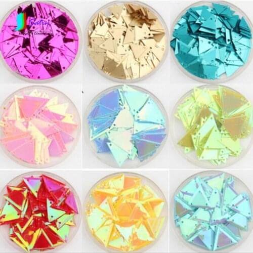 Wholesale Triangular Sequin Jewelry DIY Dance Clothing Accessories Wedding Belly Stage Decoration Sequins A0065F