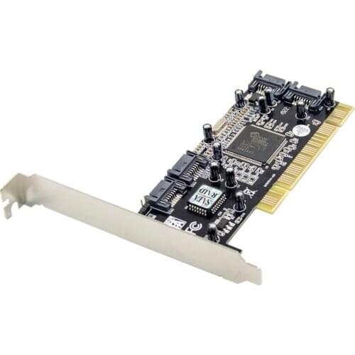PCI to SATA Raid Card Chip Silicon SiI3114 SATA Disk Host Controller adapter 4 channels expansion converter 1500mbs