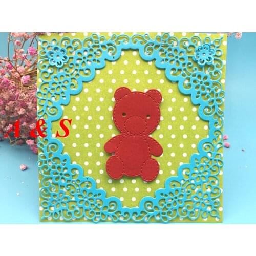 S53-1 METAL CUTTING DIES BEAR Scrapbook card paper craft party decoration embossing stencil cutter