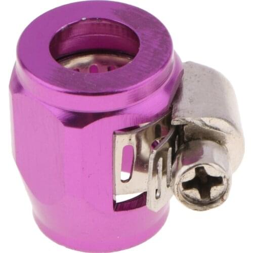 HEX-4 AN4 4AN -4 Fuel Hose Clamp Oil Line Fastener Hex Finisher Universal 21x16x25mm