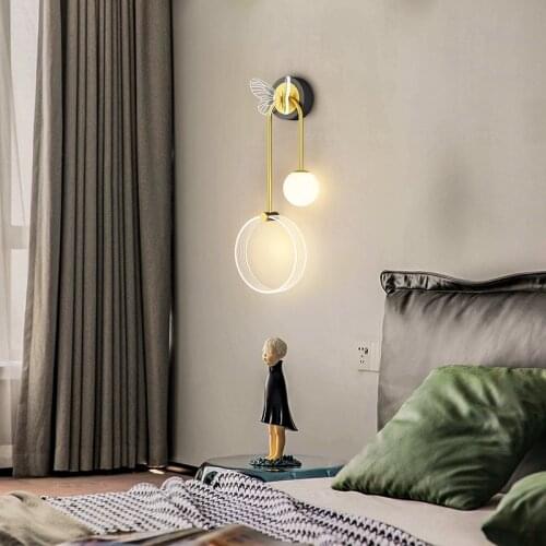 New Modern Wall Lamps For Living Room Lights Bedroom bedside Aisle Corridor Foyer Hall Indoor Lighting Home Wall Lights fixtures