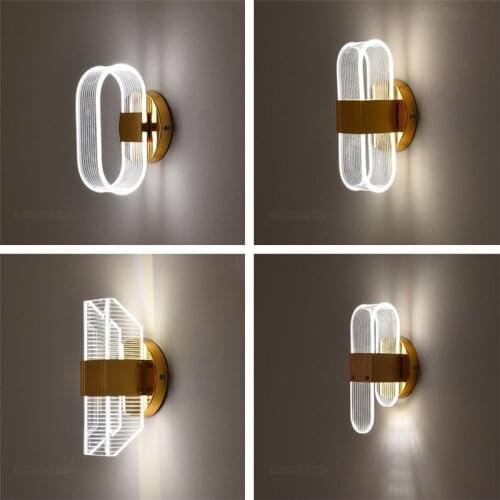 Modern Wall Lamp LED Indoor Wall Lights for Home Warm Night Lighting for Bedroom Lamp Aisle Bathroom Sconces Wall Light Fixtures