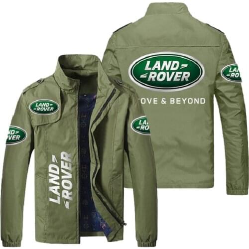 2021 spring and summer trendy fashion mens zipper jacket leisure car logo outdoor car club clothes