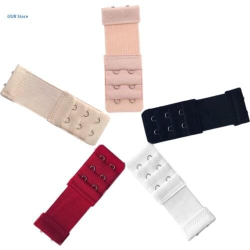 XX9D Women 2 Hook Bra Extender Elastic Underwear Extension Strap Clip Expander Buckle