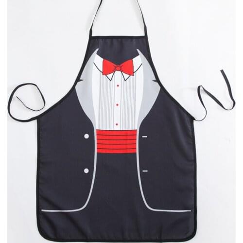 Funny Aprons Novelty Gentleman formal dress Cooking Apron for Fancy Dress For Gift design lovers gift