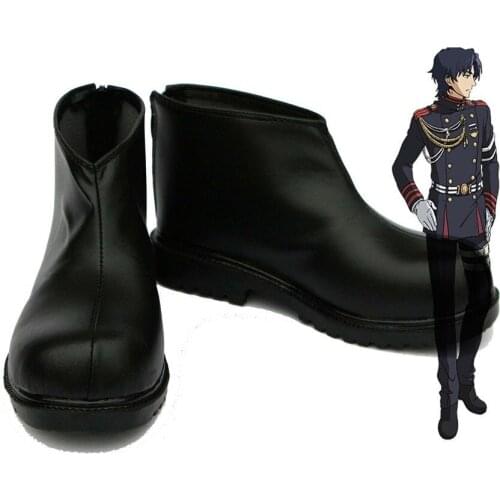 Guren Ichinose Shoes Cosplay Anime Seraph of the End Guren Ichinose Cosplay Shoes Boots Custom Made Owari no Seraph Cosplay