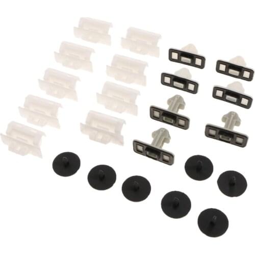 23 x Rocker Molding Install Kit Clips & Pins for Audi A6 A6 12-14