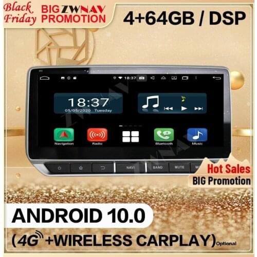 4+128G Carplay 2 Din For Nissan Sentra Sylphy 2019 2020 Android 10 Screen Multimedia Player Audio Radio GPS Navi Head Unit Auto