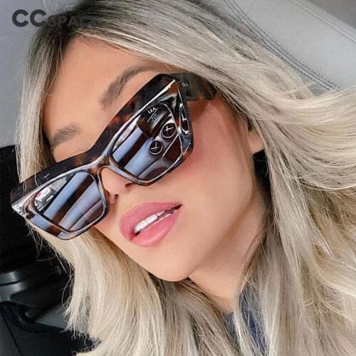 49553 Retro Cat Eye Women Sunglasses Fashion Men Shades UV400 Vintage Glasses