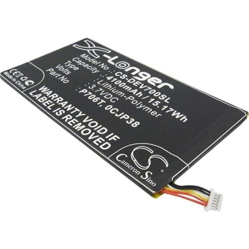 Cameron Sino 4100mah battery for DELL Venue 7 3740 Venue 8 3830 3840 T02D 0CJP38 0DHM0J 0YMXOW P706T batteries