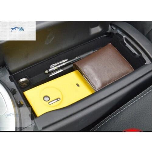 Accessories For Mercedes Benz GLC X253 2016 2017 2018 Armrest Secondary Storage Central Console Box Phone Case Holders Kit