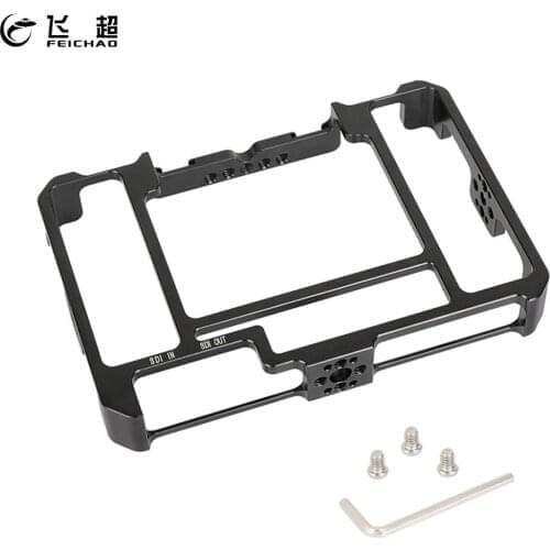 LUT7 & LUT7S Monitor Cage Bracket Form-Fitted 1/4"-20 Mounts for FeelWorld LUT7 LUT7S 7 inch Display On-Camera Armor Accessories