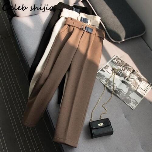 CELEB SHIJIA Women's High Waist Pants