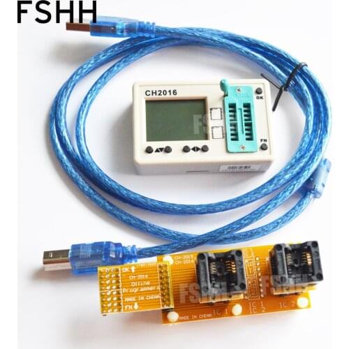 CH2016 Mini Multi offline programmer+150mil SOP8+SOP8 test socket Production 1 drag 2 programmer