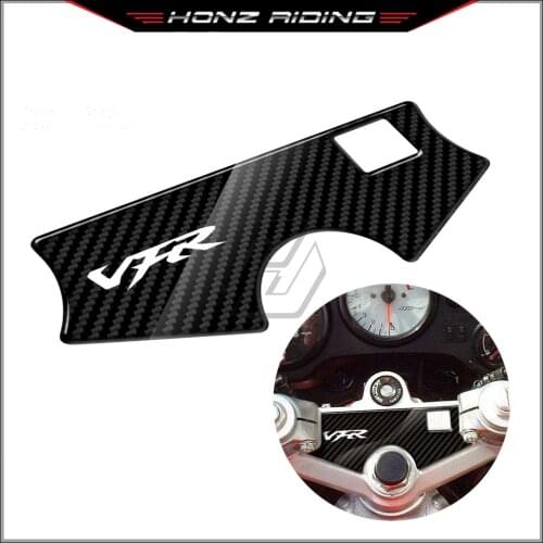 For Honda VFR 750 2011-2014 3D Carbon-look Upper Triple Yoke Defender