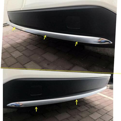 For Toyota Prius Prime 2017 2018 2019 Chrome Rear Bumper Lower Sill Cover Trim 1pcs