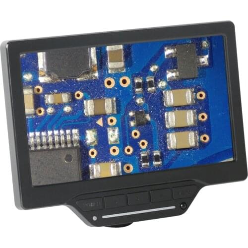 80X 16MP HD 7" LCD Display Digital TF USB HDMI WIFI Industrial Electronic Microscope Video Camera For Phone PCB Soldering Repair