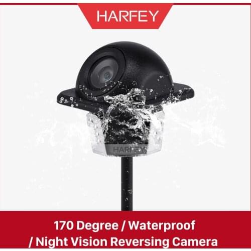 Harfey 170 Degree Reversing Camera Hi-definition Color CCD HD Backup With Waterproof Night Vision Car Parking Assistance system