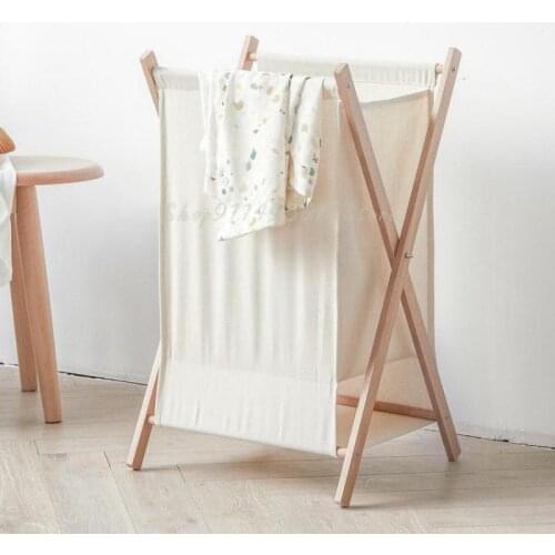 Nordic Dirty Clothes Basket Ins Dirty Clothes Basket Folding Fabric Breathable Clothes Storage Basket Bathroom Laundry Basket