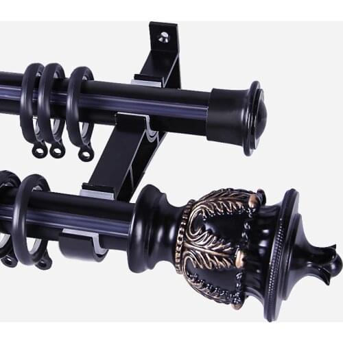 New curtains rod brackets support rideaux plexiglass Curtains holder Stick Art Hand carving curtain rods curtain bracket