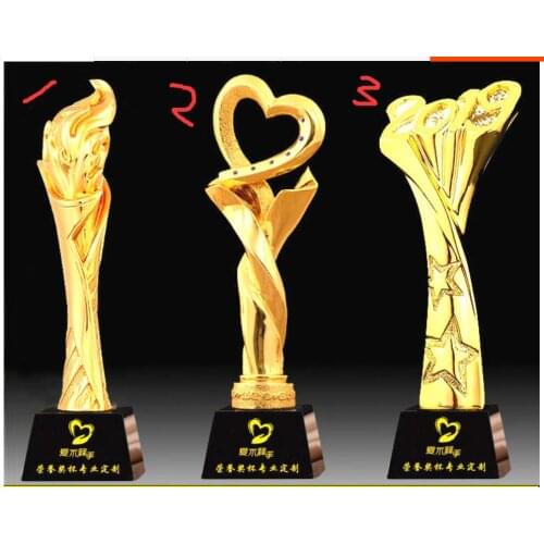 Love offerings light of the stars home decoration Gold plated Free to make characters worlds cup of victory