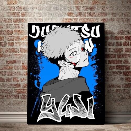 Modular Hd Prints Jujutsu Kaisen Anime Blue Cool Gift Picture Home Decor Paintings Canvas Poster Wall Art For Living Room Frame