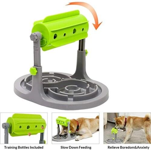 New Dog Food Feeder Toys Dispenser Slow Food Feeder Bowl Treats Dog Interactive Feeding Toys Kitten Small Cat Pet Healthy