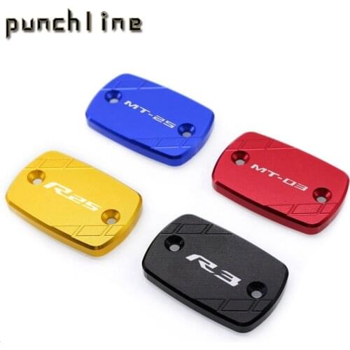Fit For YAMAHA YZF-R25 YZF-R3 YZF R25 R3 MT-25 MT-03 MT25 MT03 MT 25 MT 03 2015-2021 Front Brake Fluid Reservoir Cover Cap