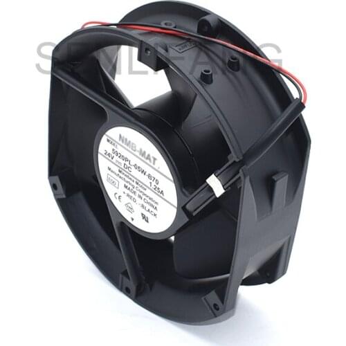 Genuine New 5920PL-05W-B70 E00 DC 24V 1.25A 172x150x51mm 2-wire Server Cooler Fan