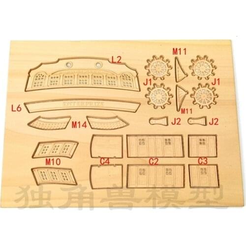Luxurious Boxwood relief Retrofit and upgrade accessories suit for Scale 1/160 HMS Enterprize section ship model