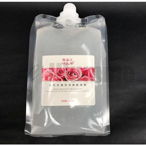 Rose Exfoliating Gel Facial Exfoliator Cream Men Women Dead Skin Remove Gel Mild Salon Equipments 1000g
