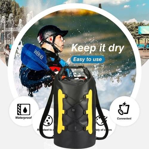 15l Floating Dry Backpack Pvc Waterproof Bag Outdoor Kayaking Bag Floating For Water Surfing Boating Rafting Sports Fishing A6e4
