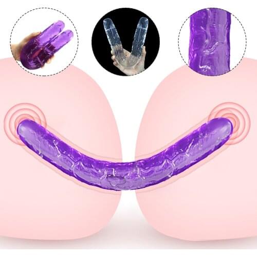 Big Dildo, Sex U Shape Penis, Double Dong Penis Artificial Penis Dildo Toys for Adults Sex Toys for Women Vagina Flexible Soft
