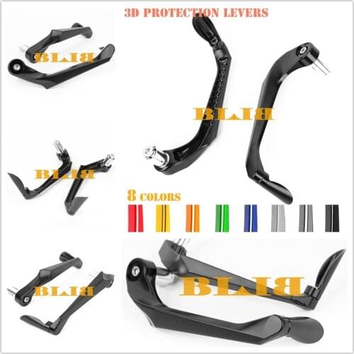 Universal CNC Motorcycle 3D Protection Levers For Aprilia Shiver GT Dorsoduro 750 All Model 22mm Protector Clutch Brake Lever