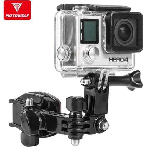 MotoWolf Universal Motorcycle Driving Recorder DV Bracket Live Camera Stand Sports Bracket For Yamaha Honda Benelli Suzuki KTM