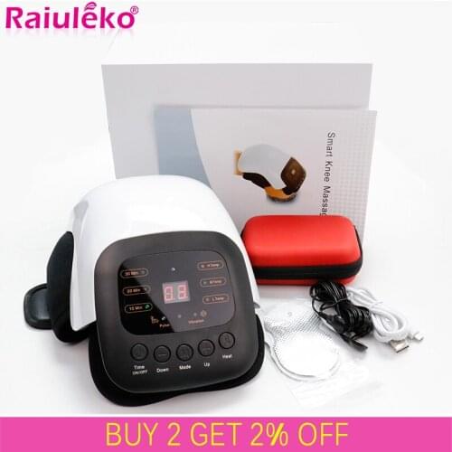 Vibration Knee Massager Heating Magnetic Therapy Joint Physiotherapy Knee Bone Care Knee Protector Pain Relief Massage Support