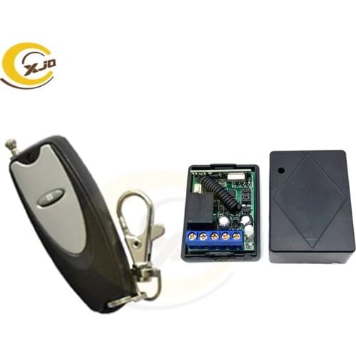 XJQ One Button Wireless Door Remote Control Garage Door Remote Controller Mahogany 315MHz 433.92MHz by remote control