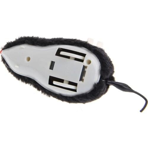 Clockwork Wind Funny Running Move Tail Cat Kitten Prank Toy Gift 97BB