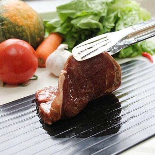 2-in-1 Fast Defrosting Meat Tray chopping board Rapid Safety Thawing Tray Quick Thawing Plate For Frozen Food Meat Kitchen tool