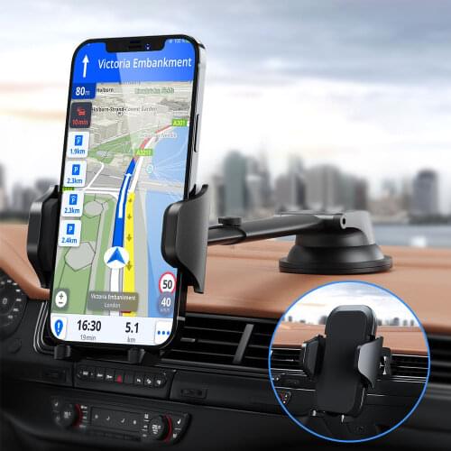 Car Mount Phone Holder Desk Stand Universal Windshield Dashboard Cell Phone Holder for iPhone Samsung Huawei Xiaomi Smartphones