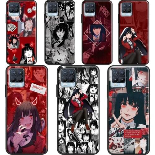 Jabami Yumeko Kakegurui Anime For OPPO Realme 8 Pro Q3 6 7 Pro GT Neo C3 C21 Case For OnePlus 9 8 Pro Nord 8T 9R Cover