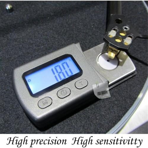 Digital Turntable Stylus Force Scale Meter Gauge LCD Backlight High Precise Tracking Guage For LP Vinyl player Records Needle