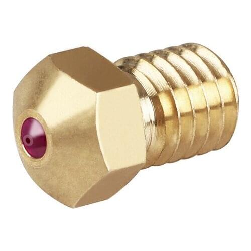 E3D ruby Sapphire nozzle 0.4MM 1.75MM for special materials PETG ABS PEI PEEK NYLON e3d V5 V6 PRUSA I3 MK3/LulzBot 3d priner