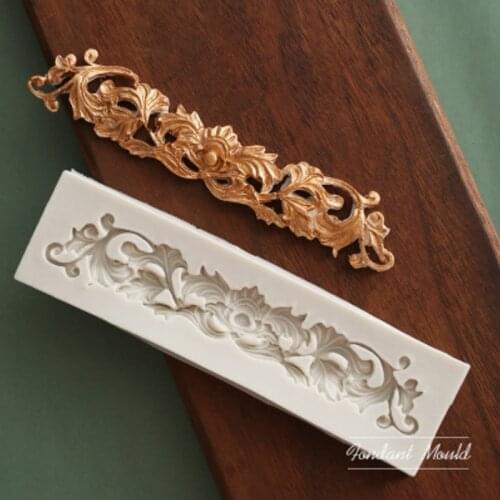 European Relief Mould Silicone Mold Fondant Cake Decorating Tool Gumpaste Sugarcraft Chocolate Forms Bakeware